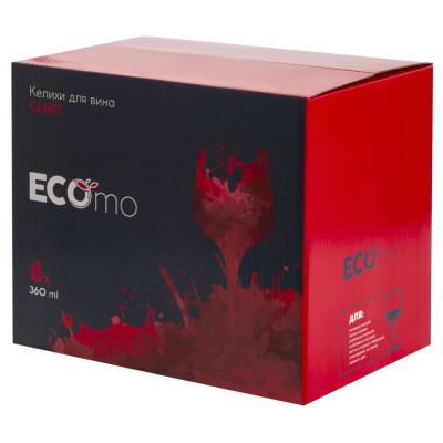 Келих ECOMO GLINT /НАБІР/ 6X360 мл (GB086303)