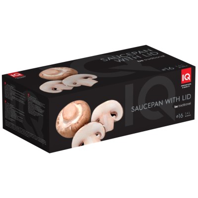 Ківш IQ Be Traditional 16 см (1.4 л) з кришкою (IQ-4045-16)