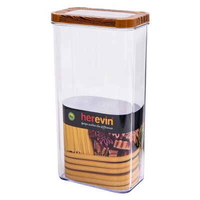 контейнер пл. HEREVIN WOOD Transparent Lid 3 л (161209-003) контейнер пл. HEREVIN WOOD Transparent Lid 3 л (161209-003)