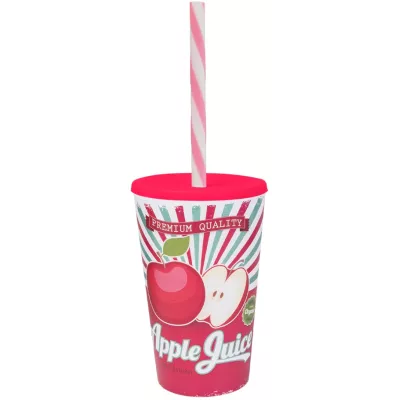 контейнер пл. HEREVIN СТАКАН З/ТР Apple Juice плоск. кршк. 0.65 л пл. (161948-026)