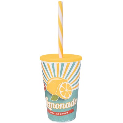 контейнер пл. HEREVIN СТАКАН З/ТР Lemonade плоск. кршк. 0.65 л пл. (161948-027)