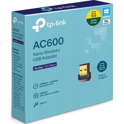 Мережевий адаптер TP-LINK Archer T2U Nano