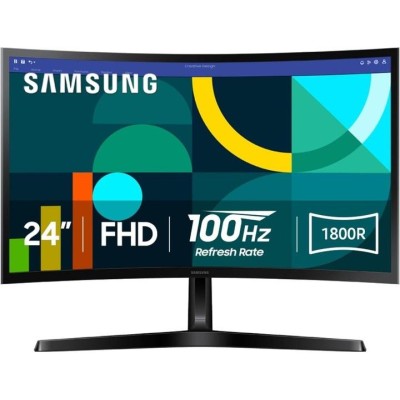 Монiтор TFT SAMSUNG LS24D366GAIXCI VA/FHD/HDMI/VGA/4ms/VESA/100Гц/CURVED (рідкокристалічний телевізор) Монiтор TFT SAMSUNG LS24D366GAIXCI VA/FHD/HDMI/VGA/4ms/VESA/100Гц/CURVED (рідкокристалічний телевізор)