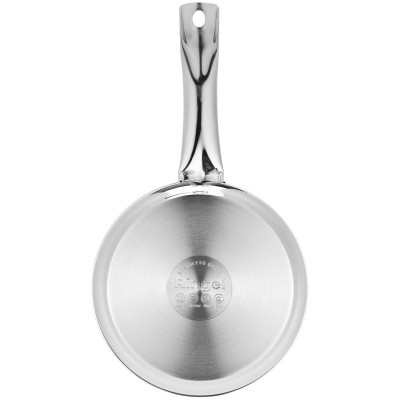 Набір посуду RINGEL Grey line Набір каструль 8 пр. ківш+кастр 1.6-5.5л нерж (RG-6009)