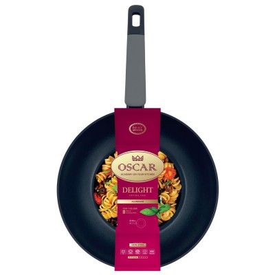 Сковорода OSCAR Delight WOK 28 см б/кришки (OSR-1105-28W) Сковорода OSCAR Delight WOK 28 см б/кришки (OSR-1105-28W)