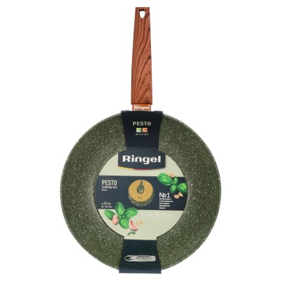 Сковорода RINGEL Pesto ВОК 28 см б/кришки (RG-1137-28 w) Сковорода RINGEL Pesto ВОК 28 см б/кришки (RG-1137-28 w)