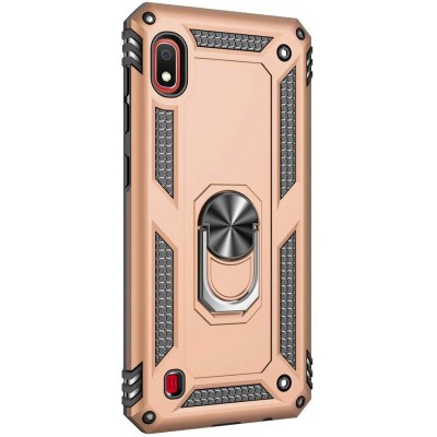 Ударостійкий чохол Serge Ring for Magnet для Samsung Galaxy A10 (A105F) Золотий