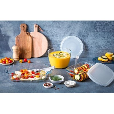 Форма с/к PYREX DAILY склянна прямокут. 31х20х6см (1.8л) (230B000/3646)