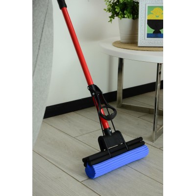 Швабра IDEA HOME DS-1311 Blue-Red телескоп. подв. віджм. 110 см (DS-1311 Double roller Blue-Red)