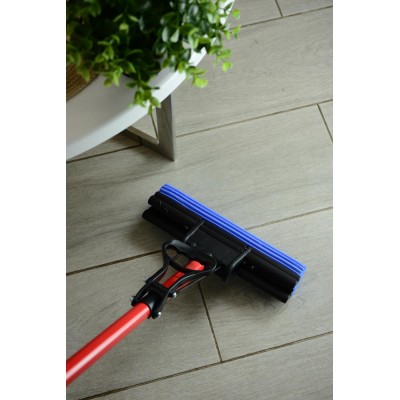 Швабра IDEA HOME DS-1311 Blue-Red телескоп. подв. віджм. 110 см (DS-1311 Double roller Blue-Red)