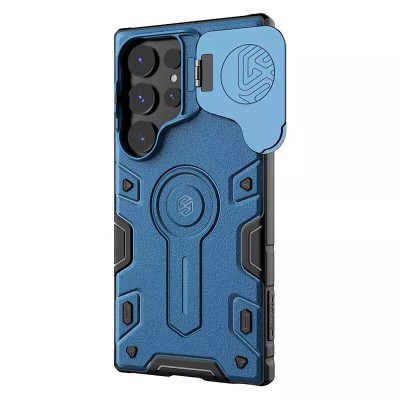 TPU+PC чохол Nillkin CamShield Armor Prop для Samsung Galaxy S25 Ultra Blue TPU+PC чохол Nillkin CamShield Armor Prop для Samsung Galaxy S25 Ultra Blue