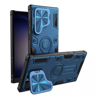 TPU+PC чохол Nillkin CamShield Armor Prop для Samsung Galaxy S25 Ultra Blue TPU+PC чохол Nillkin CamShield Armor Prop для Samsung Galaxy S25 Ultra Blue