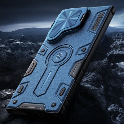TPU+PC чохол Nillkin CamShield Armor Prop для Samsung Galaxy S25 Ultra Blue TPU+PC чохол Nillkin CamShield Armor Prop для Samsung Galaxy S25 Ultra Blue
