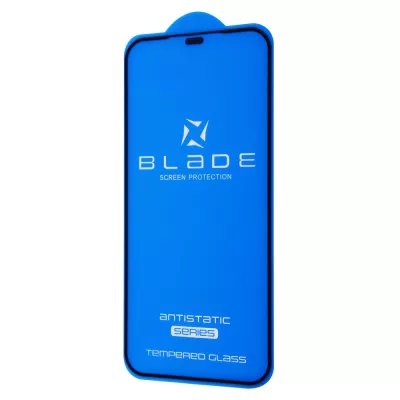 Захисне скло iPhone 12 Pro Max BLADE ANTISTATIC Series Full Glue black