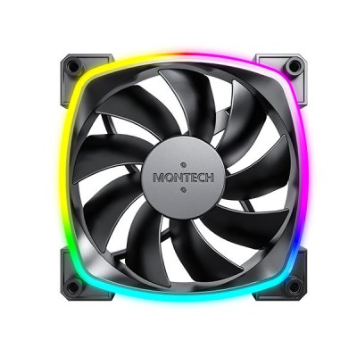 Корпусний вентилятор 120MM AX120 PWM BLACK MONTECH Корпусний вентилятор 120MM AX120 PWM BLACK MONTECH