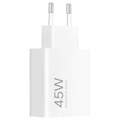 Зарядний Пристрій Xiaomi 45W Turbo Charging (Type-A) (BHR07SLEU) White