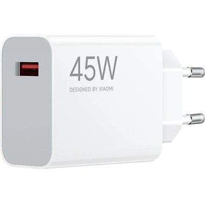 Зарядний Пристрій Xiaomi 45W Turbo Charging (Type-A) (BHR07SLEU) White Зарядний Пристрій Xiaomi 45W Turbo Charging (Type-A) (BHR07SLEU) White