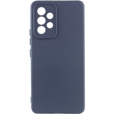 Чохол TPU GETMAN Liquid Silk Full Camera для Samsung Galaxy A52 4G / A52 5G / A52s Синій / Midnight Blue