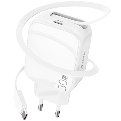 Зарядний Пристрій Proove Fixtape GaN Type-C 30W (WCFP30010202) white