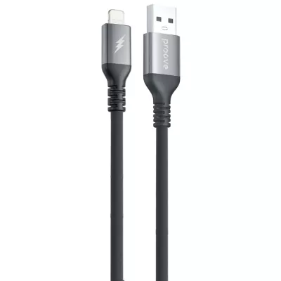 Кабель Proove ReGen Silicone Lightning 2.4A (1m) (CCRS12001101) black