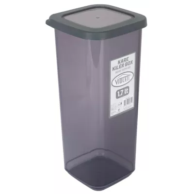 контейнер пл. VIOLET HOUSE 0311 Transparent Black д/сипучих 1.7 л (0311 Transparent Black)