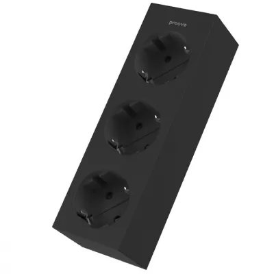 Мережевий фільтр Proove Magnet Strip (3xAC) 1.6m (PSMS25000001) black