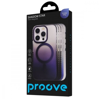 Чохол Proove Shadow Star Case with Magnetic Ring iPhone 16 Plus gray (PCSSIP16PL05)