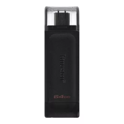 Флеш-накопичувач USB3.2 64GB Type-C Kingston DataTraveler 70 Black (DT70/64GB)