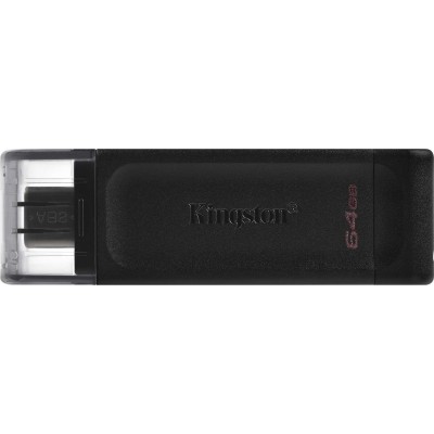 Флеш-накопичувач USB3.2 64GB Type-C Kingston DataTraveler 70 Black (DT70/64GB)