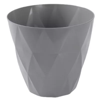 Горщик для квітів VIOLET HOUSE 0200 PRIZMA GREY з внут. зливом води 5 л. (0200 PRIZMA GREY д/квітів з внут. зливом води 5 л.)
