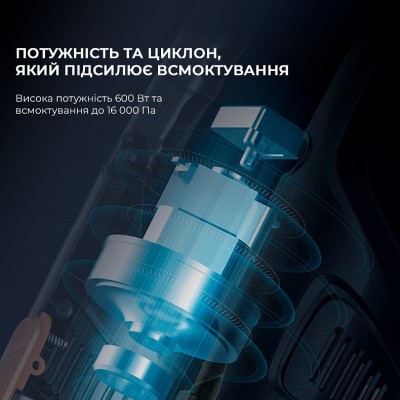 Ручний пилосос Deerma Corded Hand Stick Vacuum Cleaner (DX118C)