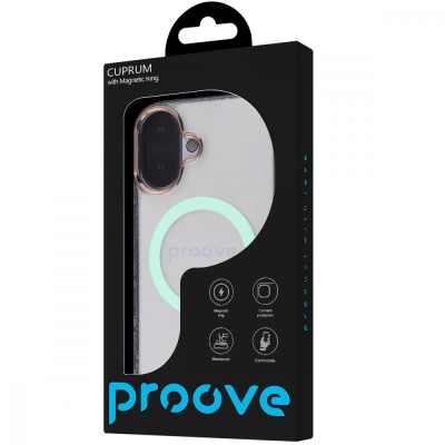 Чохол Proove Cuprum Case with Magnetic Ring iPhone 16 white