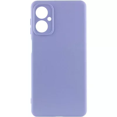 Чохол Silicone Cover Lakshmi Full Camera (AA) для Motorola Moto G55 5G Бузковий / Dasheen