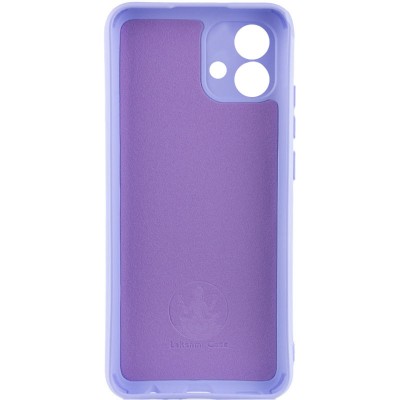 Чохол Silicone Cover Lakshmi Full Camera (AA) для Motorola Moto G84 Бузковий / Dasheen