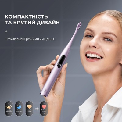 Щітка зубна Oclean X Pro Digital Electric Toothbrush (6970810553475) Purple