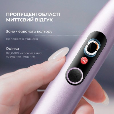Щітка зубна Oclean X Pro Digital Electric Toothbrush (6970810553475) Purple