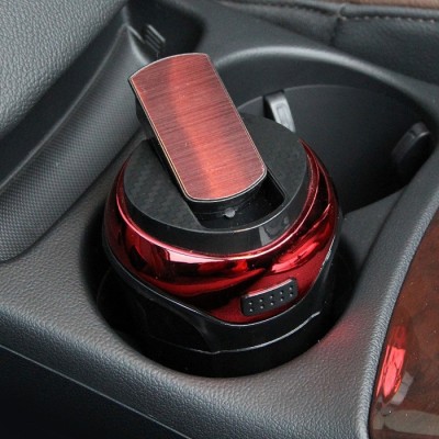Автомобільна попільничка з запальничкою YATE N12D silver (N12D)