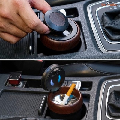 Автомобільна попільничка з запальничкою YATE N17D black (N17D)