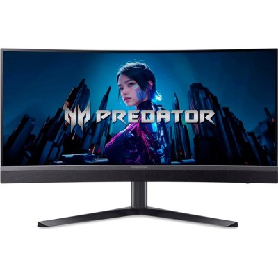Монiтор TFT ACER 34" Predator X34V3bmiiphuzx (UM.CXXEE.301) WQHD MiniLED VA Curved 180Hz HDMI DP USB-C Монiтор TFT ACER 34" Predator X34V3bmiiphuzx (UM.CXXEE.301) WQHD MiniLED VA Curved 180Hz HDMI DP USB-C