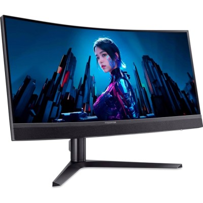 Монiтор TFT ACER 34" Predator X34V3bmiiphuzx (UM.CXXEE.301) WQHD MiniLED VA Curved 180Hz HDMI DP USB-C Монiтор TFT ACER 34" Predator X34V3bmiiphuzx (UM.CXXEE.301) WQHD MiniLED VA Curved 180Hz HDMI DP USB-C