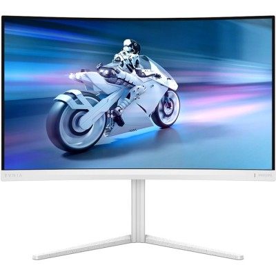 Монiтор TFT PHILIPS 27" Evnia 27M2C5501/00 VA Curved QHD 180Hz HDMI DP HAS Ambiglow White Монiтор TFT PHILIPS 27" Evnia 27M2C5501/00 VA Curved QHD 180Hz HDMI DP HAS Ambiglow White