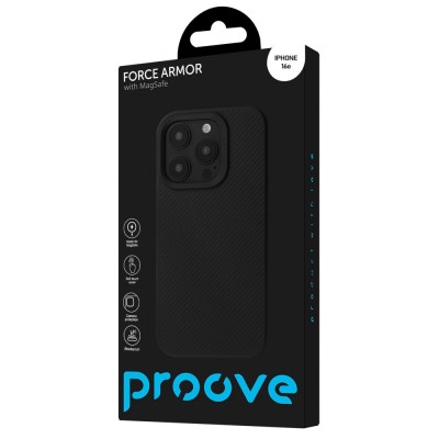 Чохол Proove Force Armor Case with Magnetic Ring iPhone 16e (PCFAIP16E002) black