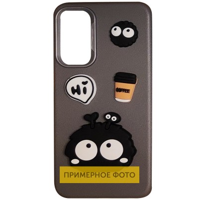 Чохол TPU Leather Toys для Samsung Galaxy A35 Monster / Grey