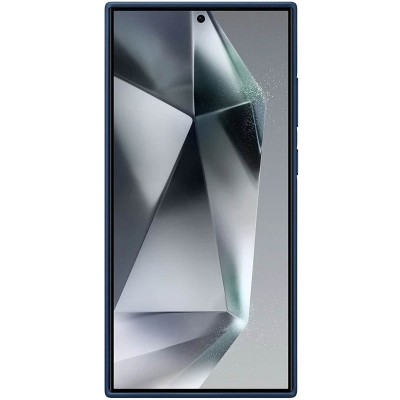 Шкіряний чохол Leather Case (AAA) для Samsung Galaxy S24 Ultra Navy Blue