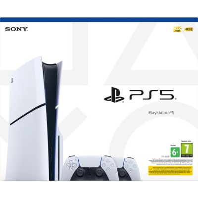 Консоль Sony PlayStation 5 Slim 1TB (+ 2 Dualsense) (UA)