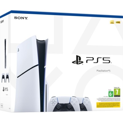Консоль Sony PlayStation 5 Slim 1TB (+ 2 Dualsense) (UA)