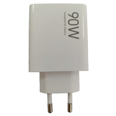 Зарядний пристрій Xiaomi 90W HyperCharge Combo (Type-A) (BHR07ZBEU) білий + кабель USB-C