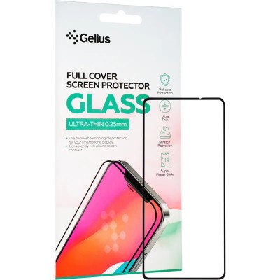 Захисне скло Xiaomi Redmi Note 9T Protective glass Gelius Full Cover Ultra-Thin 0.25mm Black