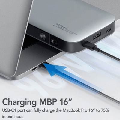 Портативна батарея Xiaomi 25000mAh 210W (QB826G) Gray Портативна батарея Xiaomi 25000mAh 210W (QB826G) Gray