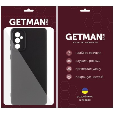 Чохол TPU GETMAN Liquid Silk Full Camera для Samsung Galaxy A35 Чорний / Black